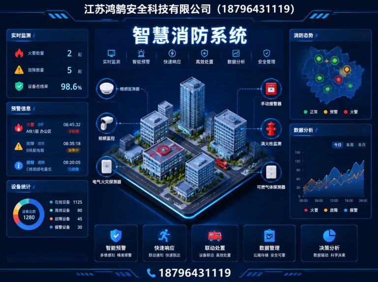乐东智慧消防系统展示图